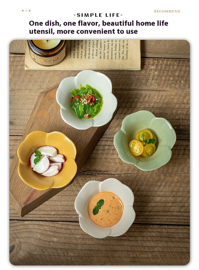 Tableware: Ceramic Flower Petals Bowl