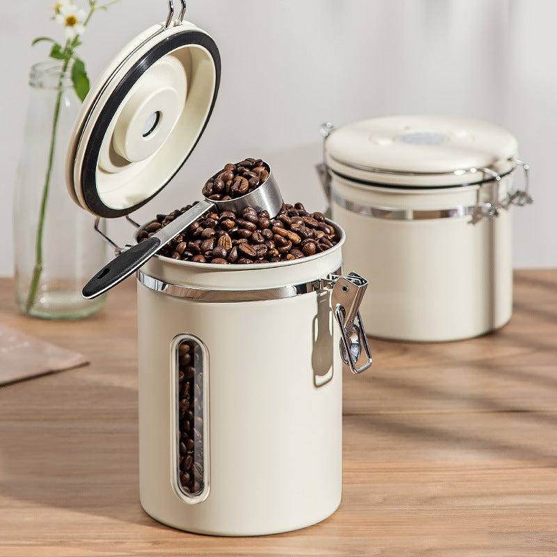 Coffee Bean Airtight Storage Can-One-way Vent