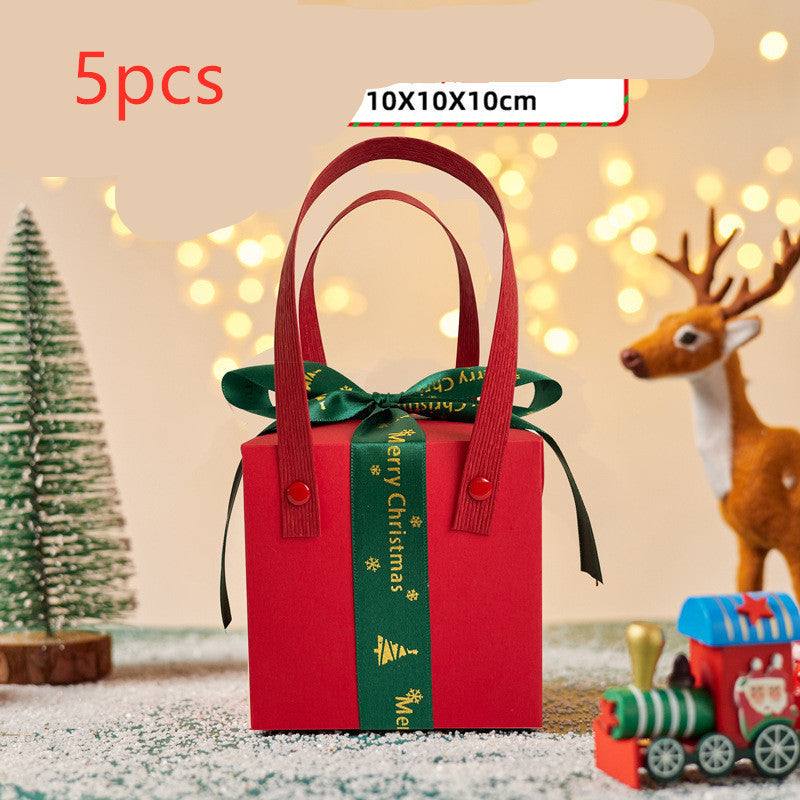 5PC Red-Green Christmas Gift Box