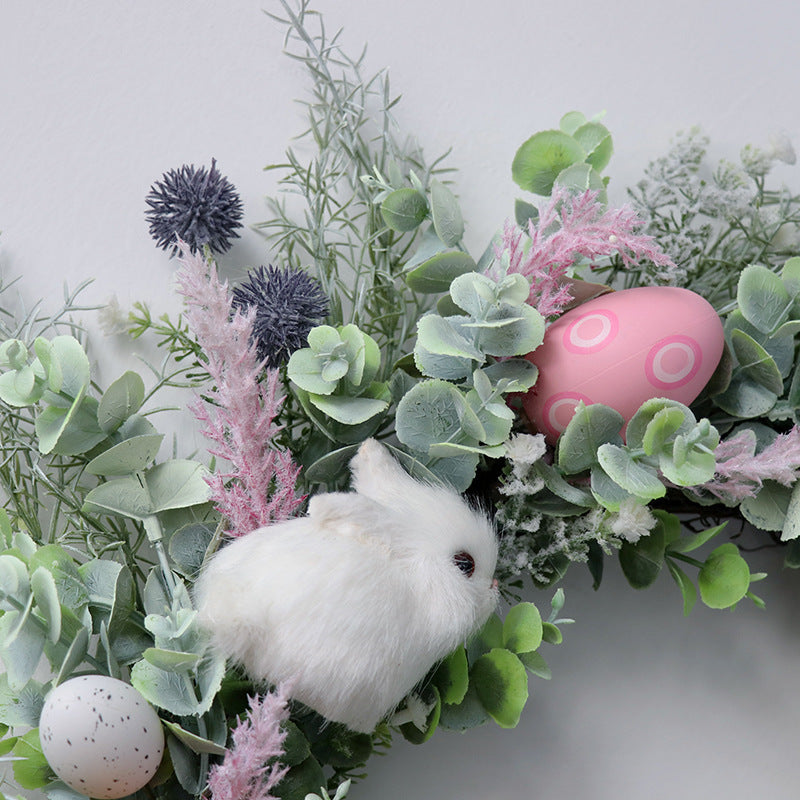 Spring Greenery & Fun Easter Wreath