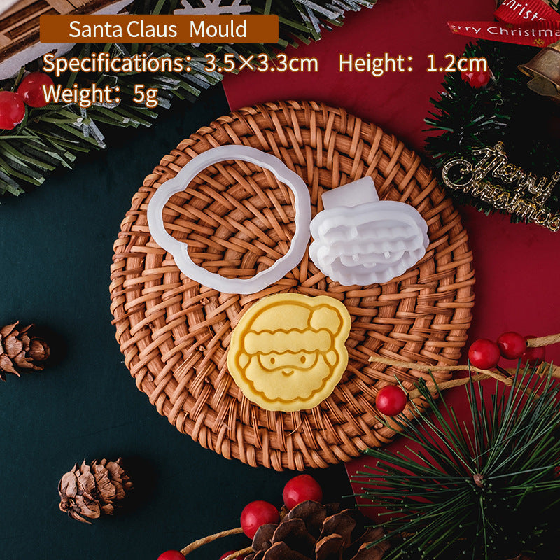 Embossed Christmas Cookie Molds