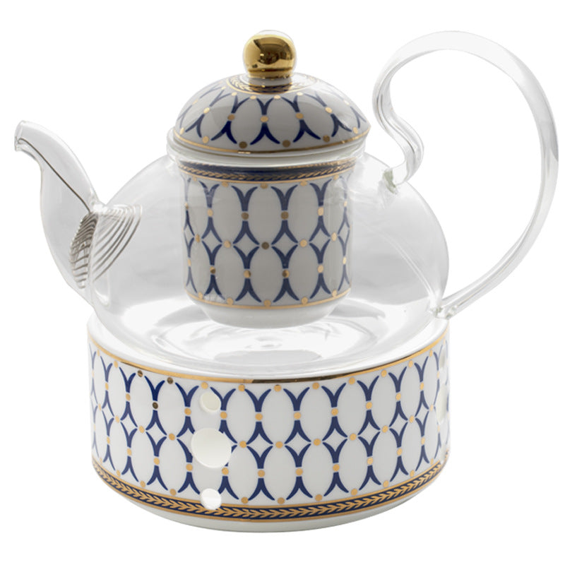 Ceramic & Glass Candle Teapot in 2 Designs