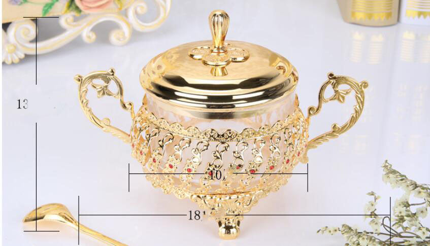 Serveware: Golden European Serving Jar