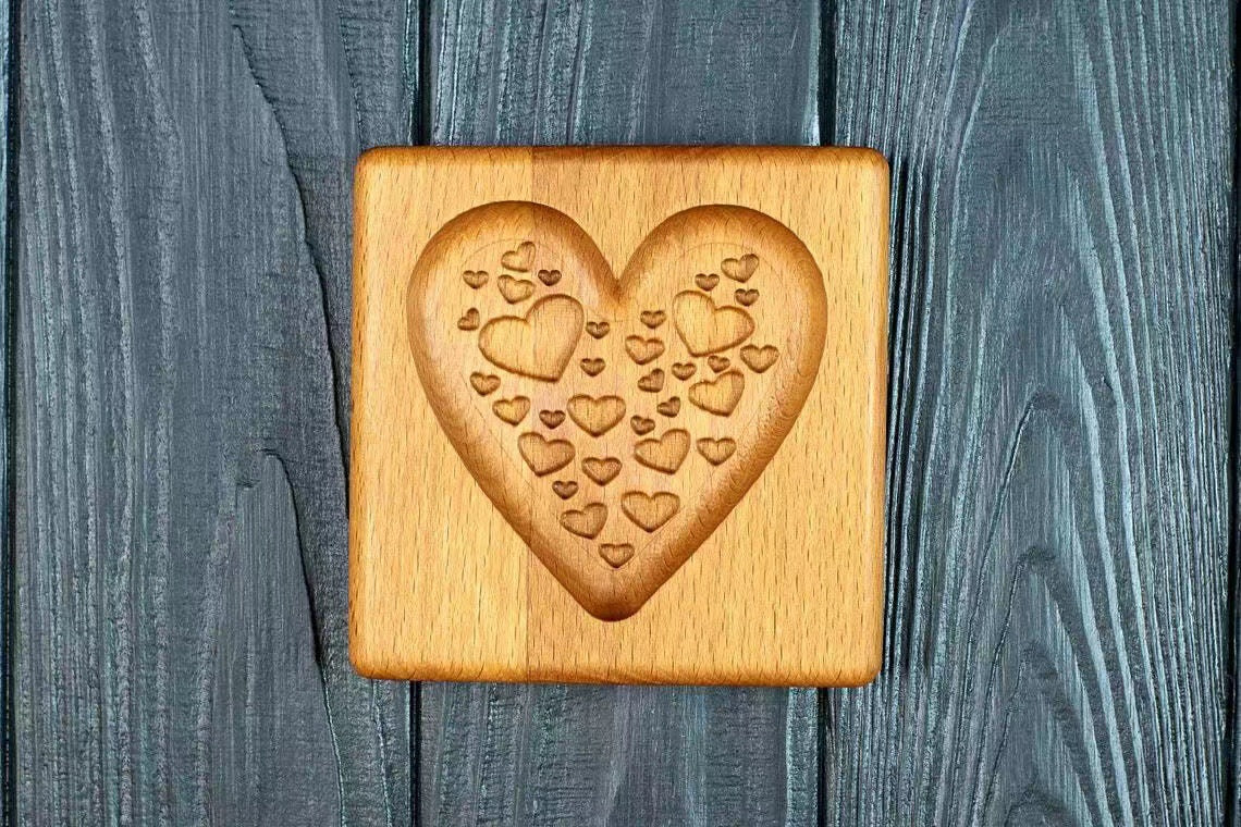Wooden Animal, Nature, Decorative Stamp Molds