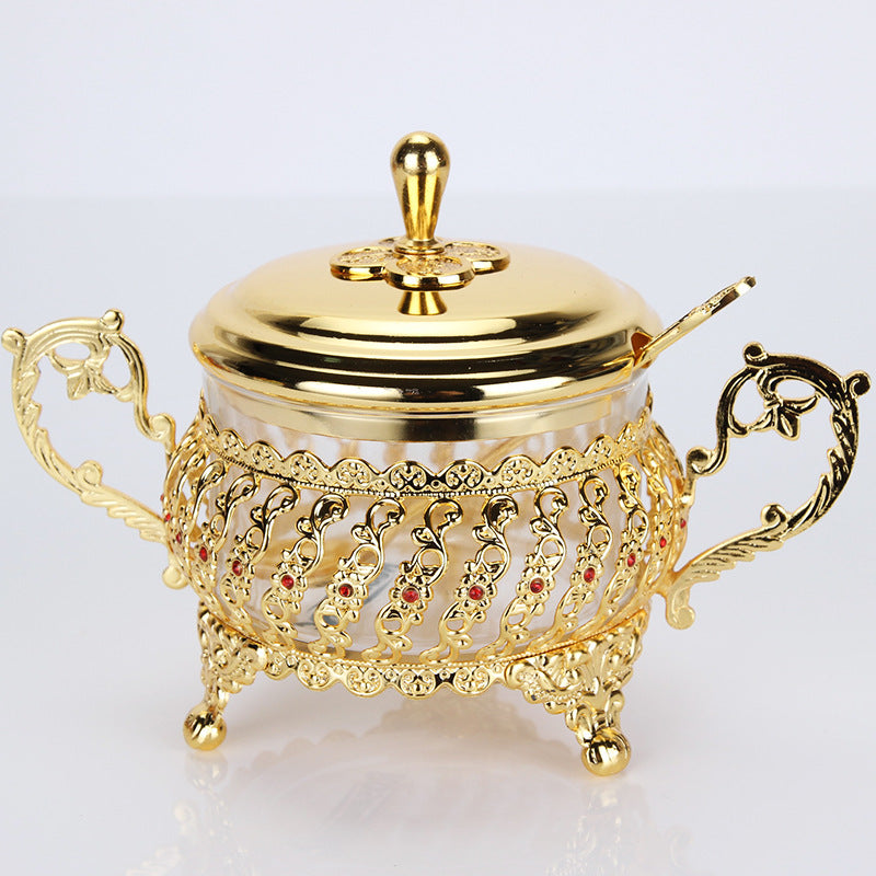 Serveware: Golden European Serving Jar