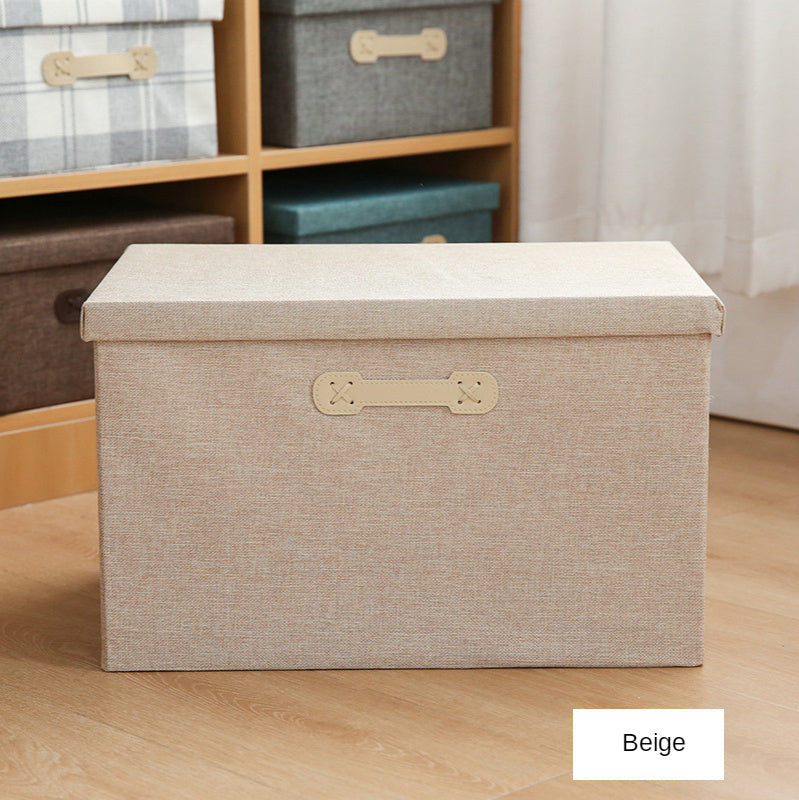 Foldable Fabric Storage Box & Lid