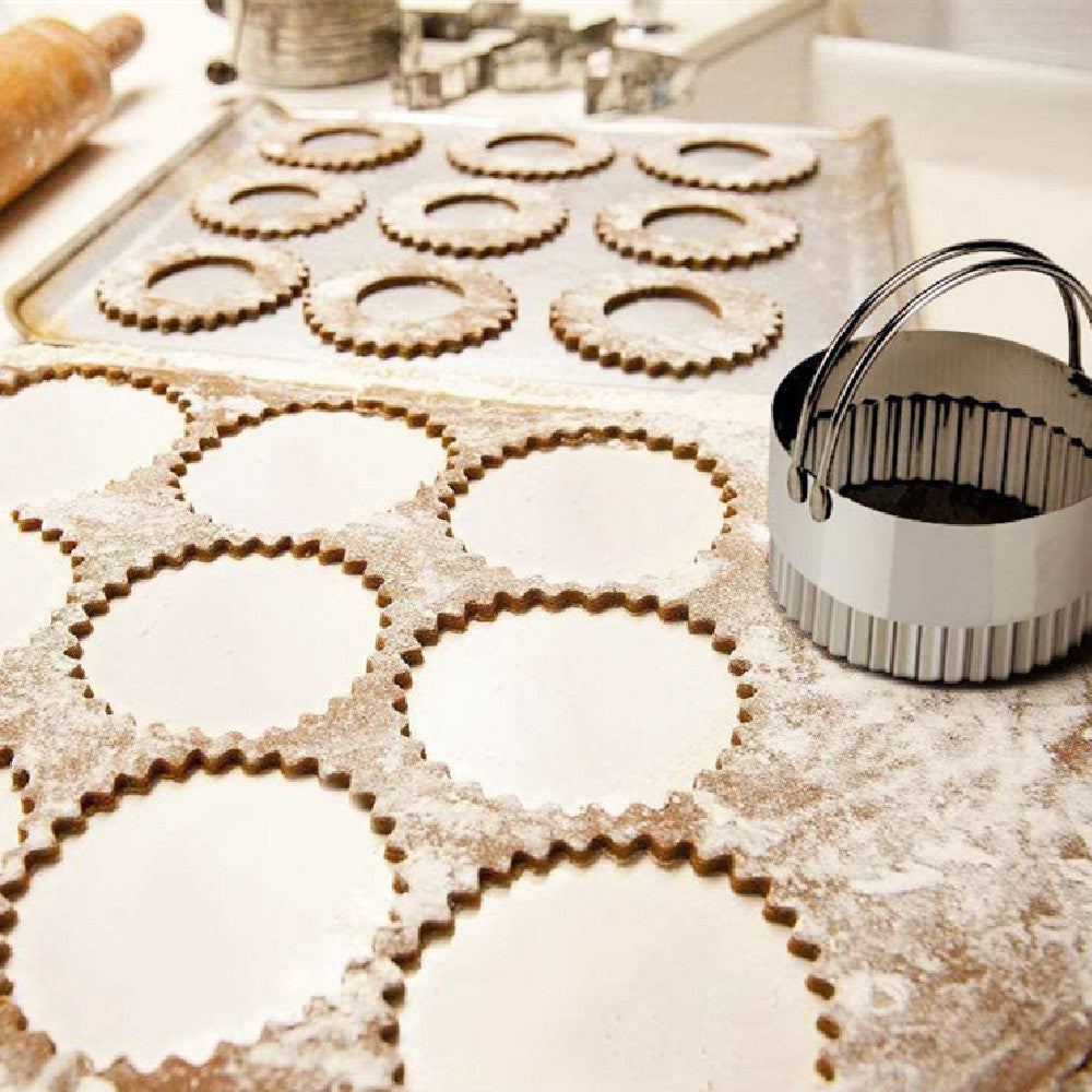Pastry Ring-Stainless Steel with Handle-5PC Set