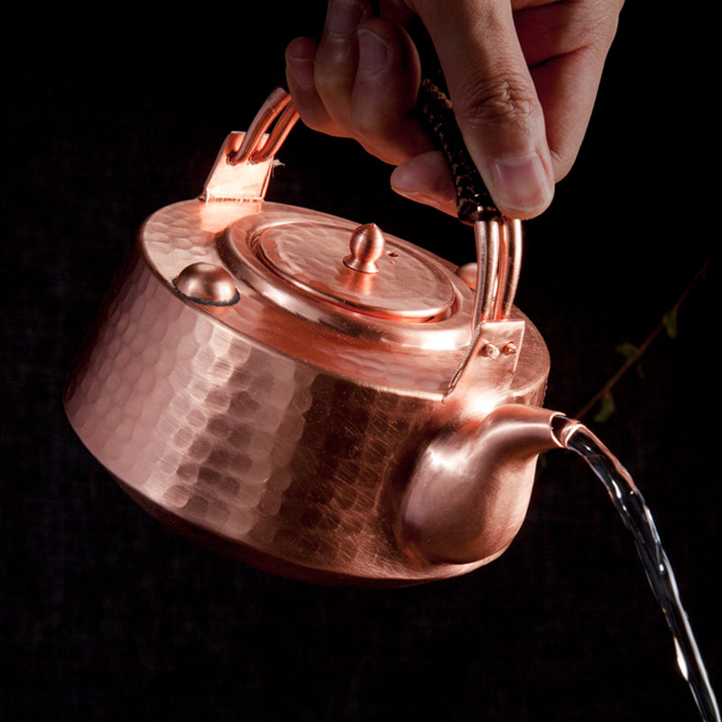 Hammered Copper Tea Kettle