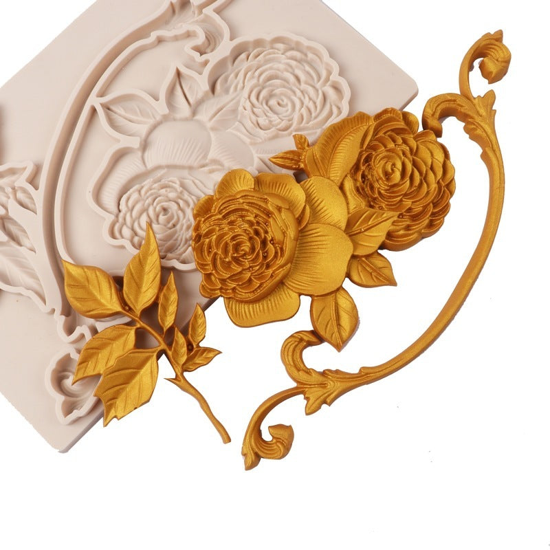 Floral Silicone Fondant Mold