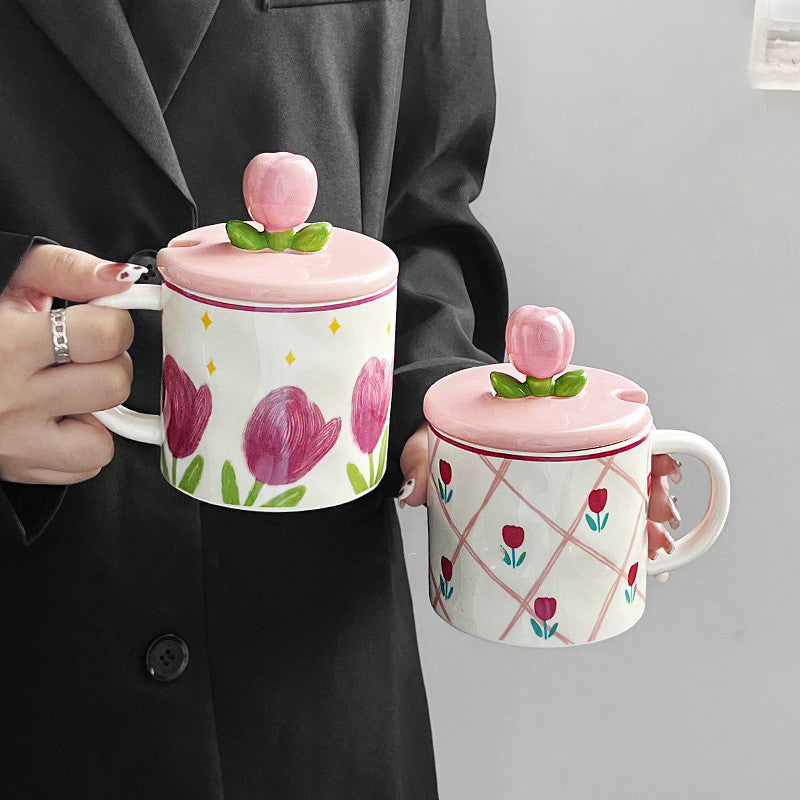 Jumbo Ceramic Tulip Mug