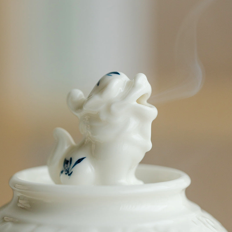 Hand Painted Butterfly Orchid Ceramic Aromatherapy Stove Household