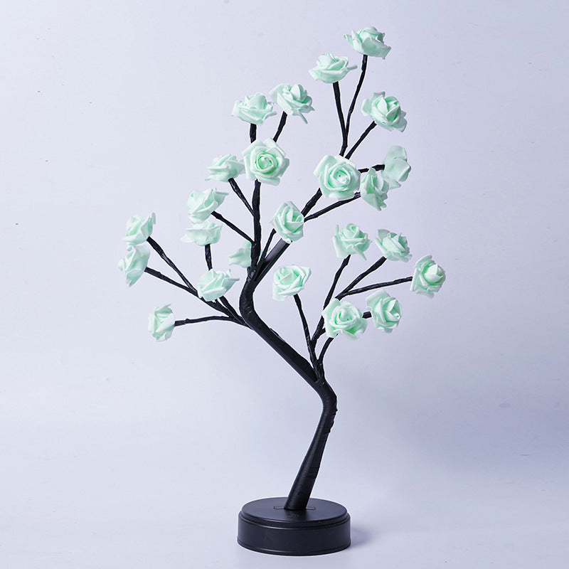 Colorful Flowering Fairy Light Tree Lamp