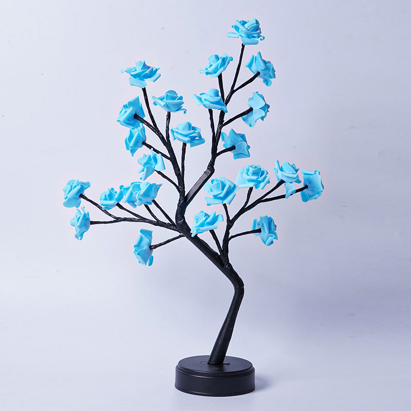 Colorful Flowering Fairy Light Tree Lamp