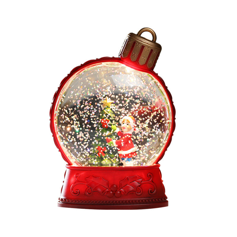 Christmas Decor: Lighted Holiday Snow Globes