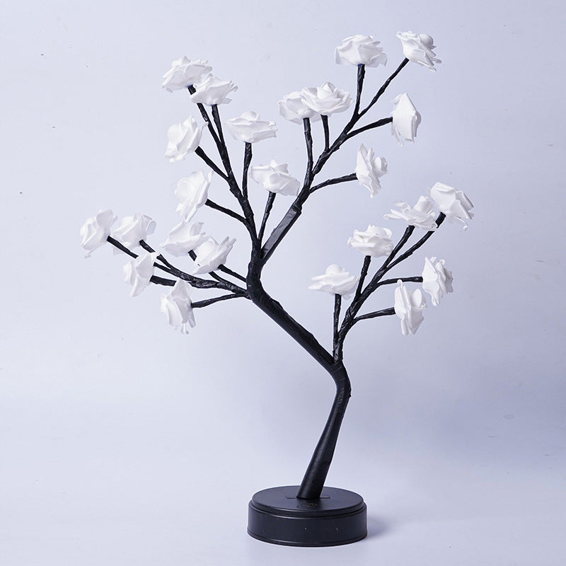 Colorful Flowering Fairy Light Tree Lamp