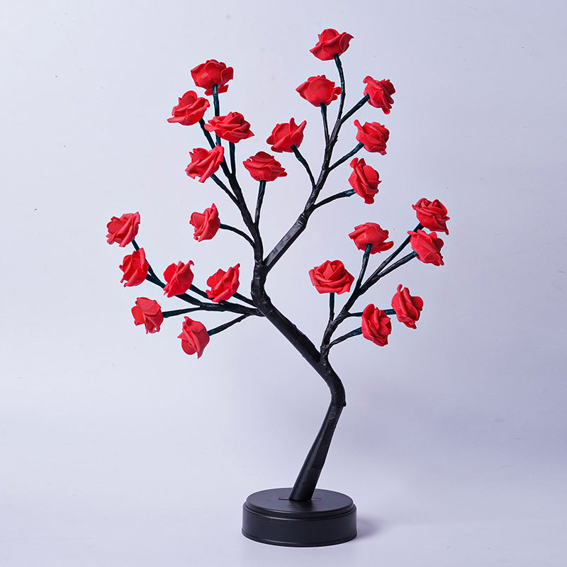 Colorful Flowering Fairy Light Tree Lamp