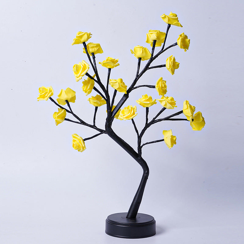 Colorful Flowering Fairy Light Tree Lamp