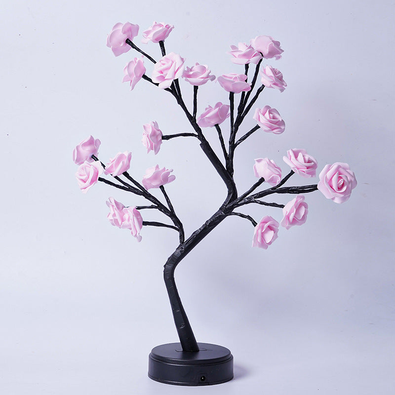 Colorful Flowering Fairy Light Tree Lamp