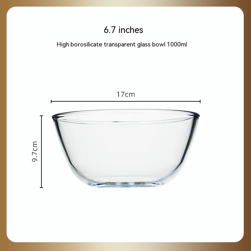 Clear Glass Mixing Bowls