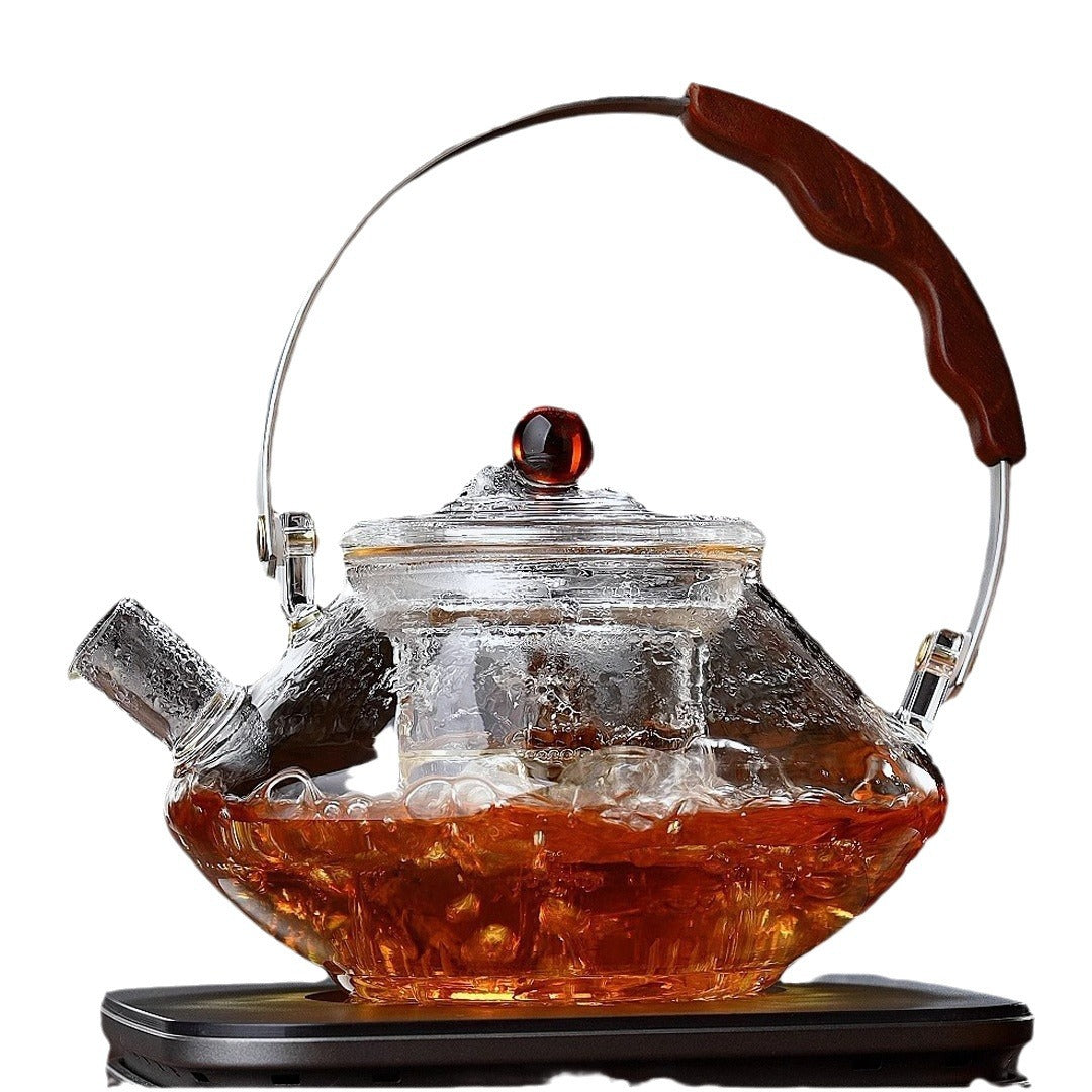 Heat-resistant Borosilicate Transparent Glass Teapot