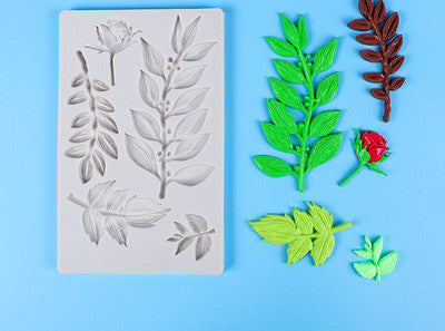 Leaf Fronds Silicone Fondant Mold