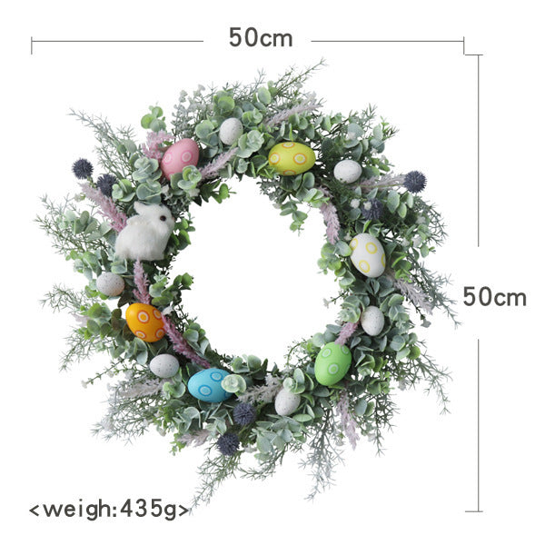 Spring Greenery & Fun Easter Wreath