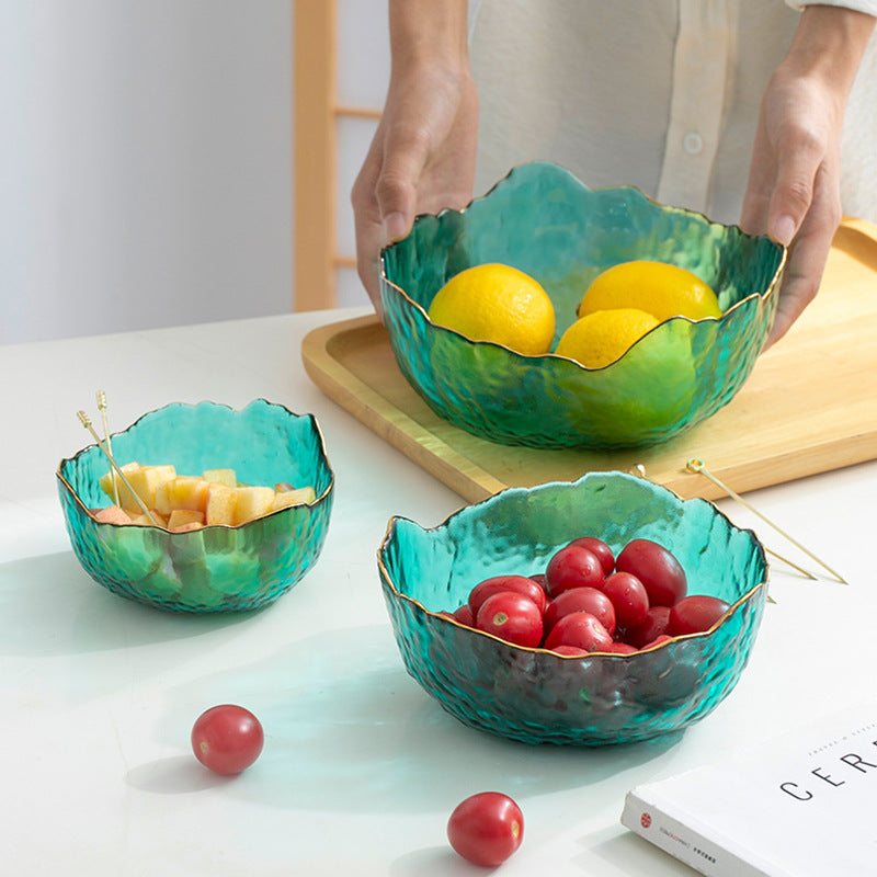 Glacier Glass Serving Bowls