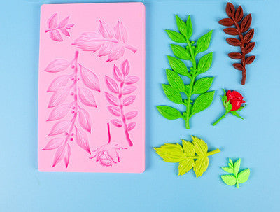 Leaf Fronds Silicone Fondant Mold