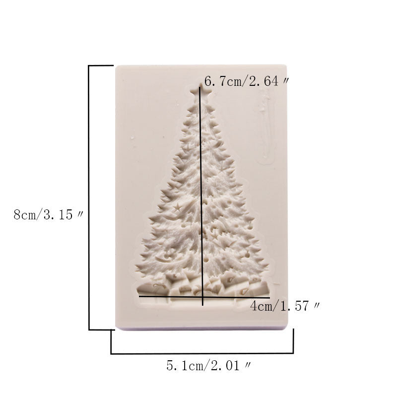 Christmas Baking: Realistic Christmas Tree Fondant Mold