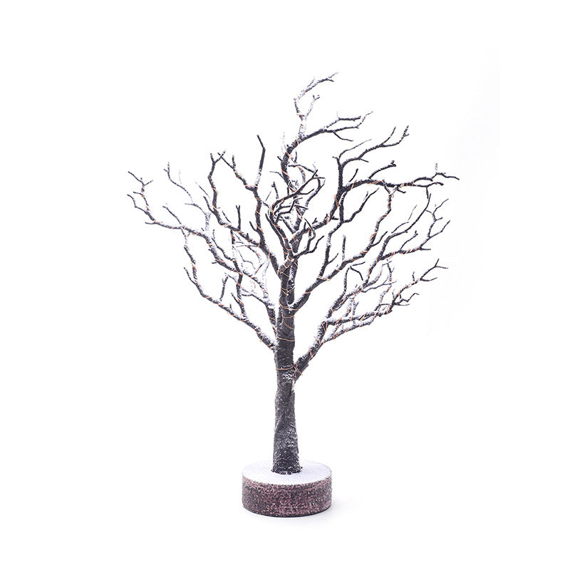 Lamps: Winter Tree Branches with Fairy Lights LED Table Lamp