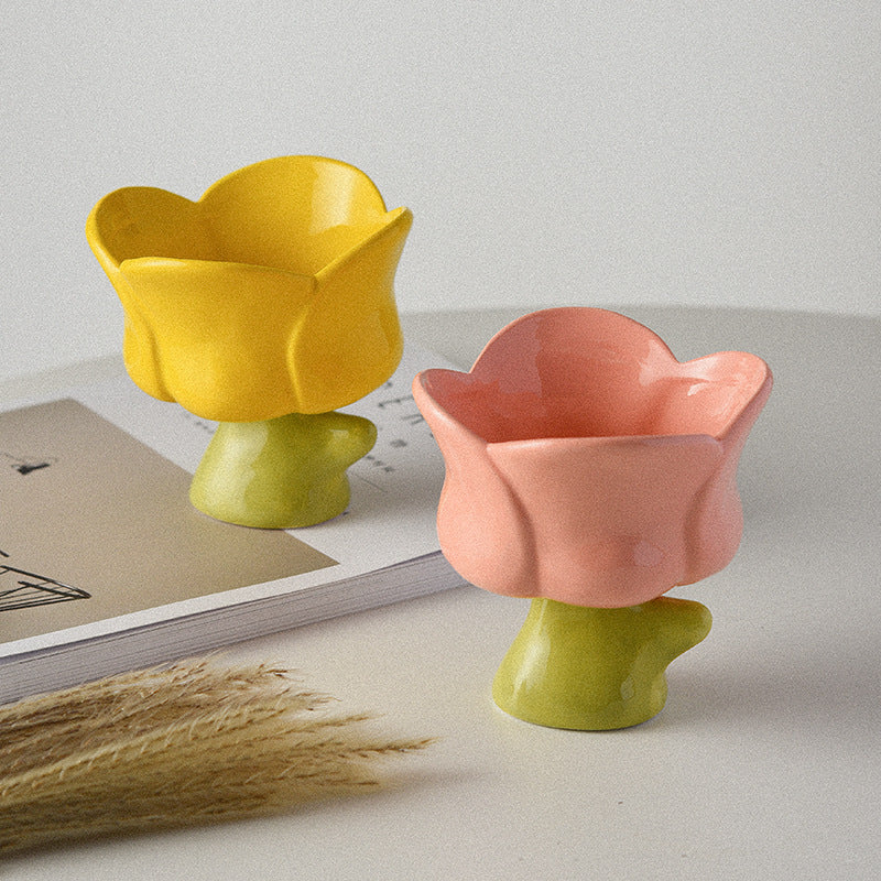 Flower Shaped Cup in Bright Spring Colors