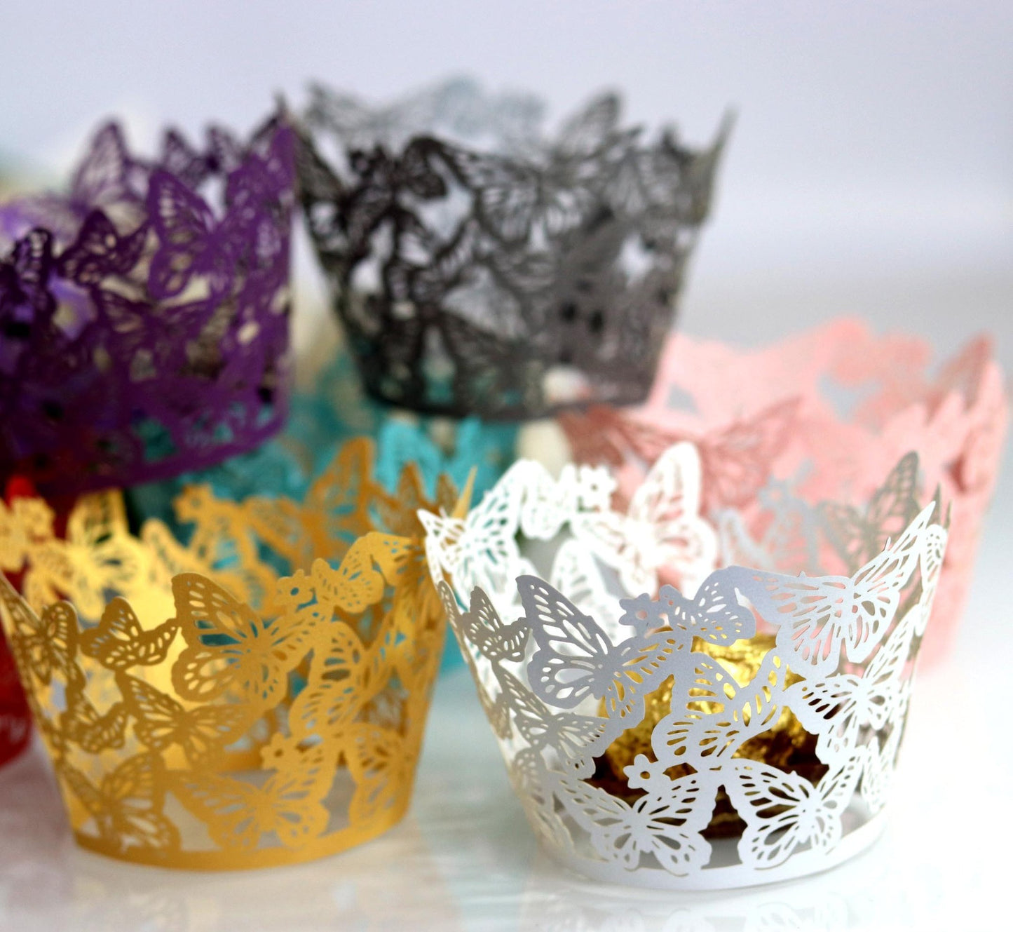 Paper Lace Cupcake Cups