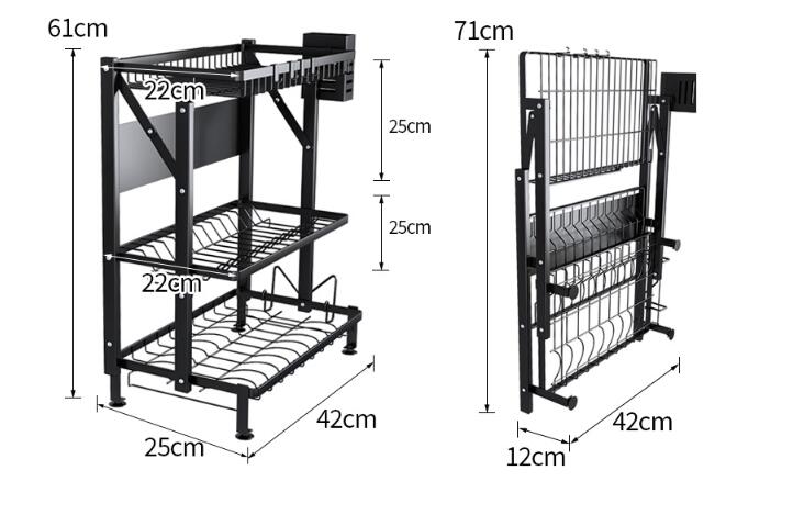 Folding Countertop Rack