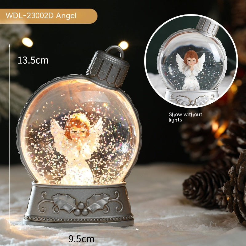 Christmas Decor: Lighted Holiday Snow Globes