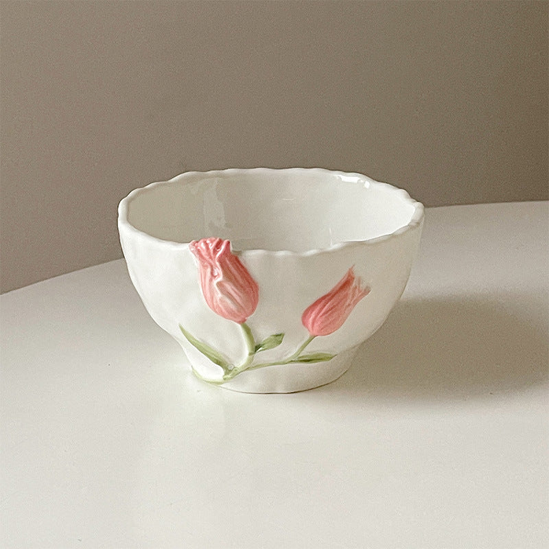 Tableware: Sculpted Tulip Porcelain Tableware