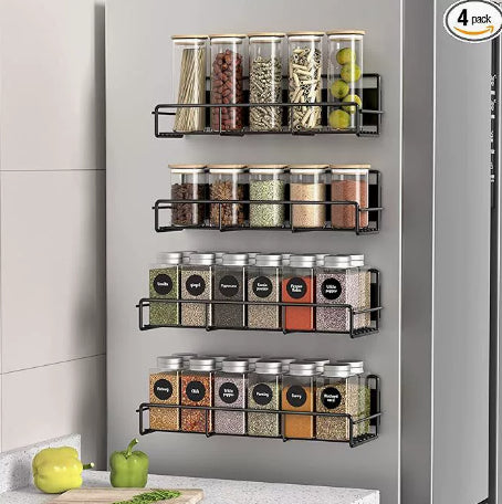 Side-mounted Rack For Washing Machines Multi-functional Refrigerator Organizer