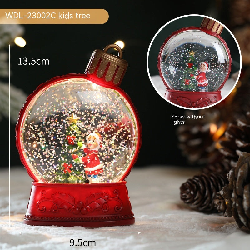 Christmas Decor: Lighted Holiday Snow Globes