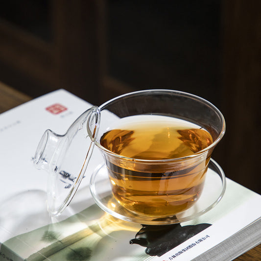 Pyrex Sancai Gaiwan Tea Cup