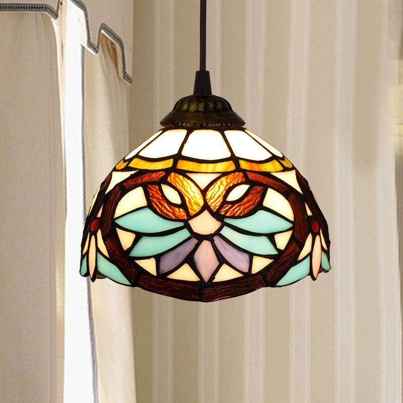 Tiffany Lamp: Stained Glass Pendant Light