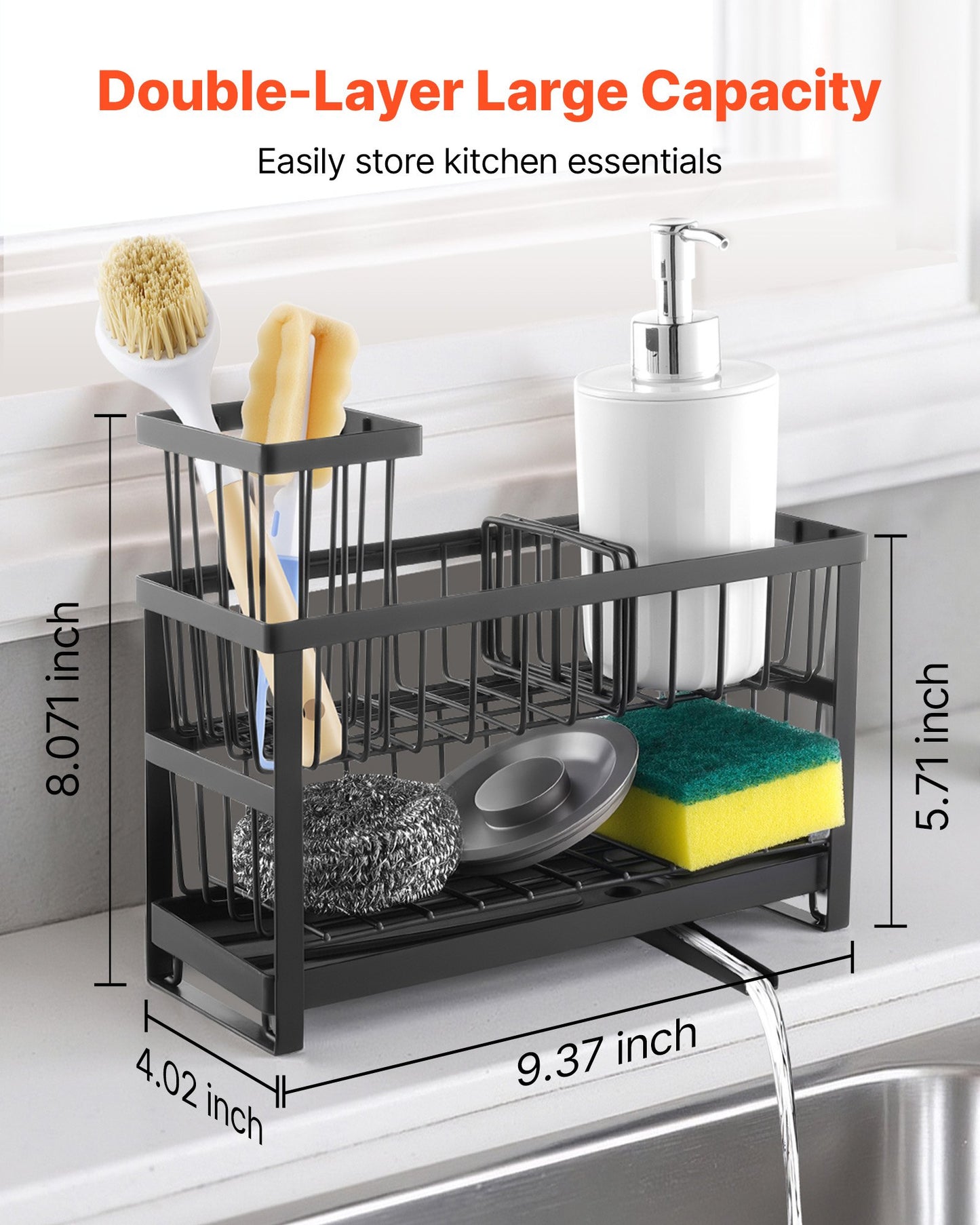Kitchen Sink Cleaning Organizer