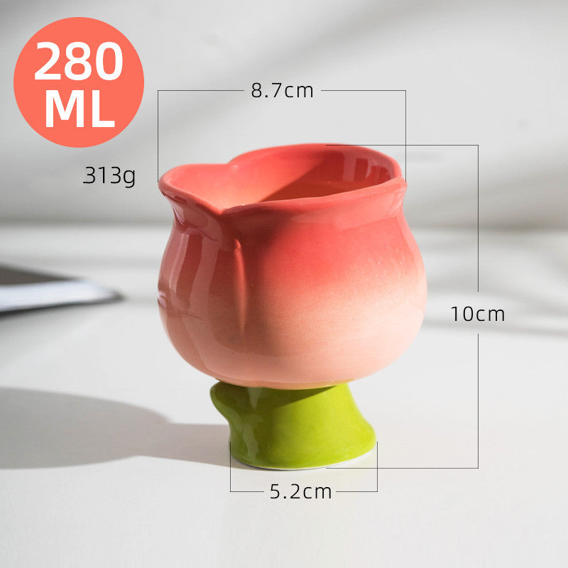 Tulip Shaped Dessert Mug