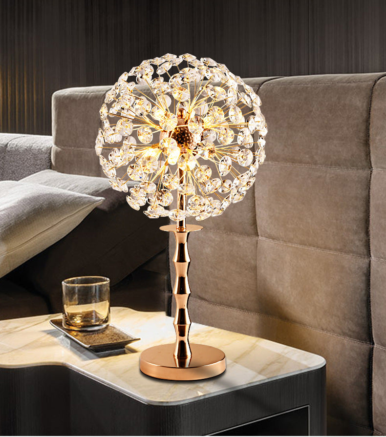 Cut Crystal Globe Lamp-Floor or Table