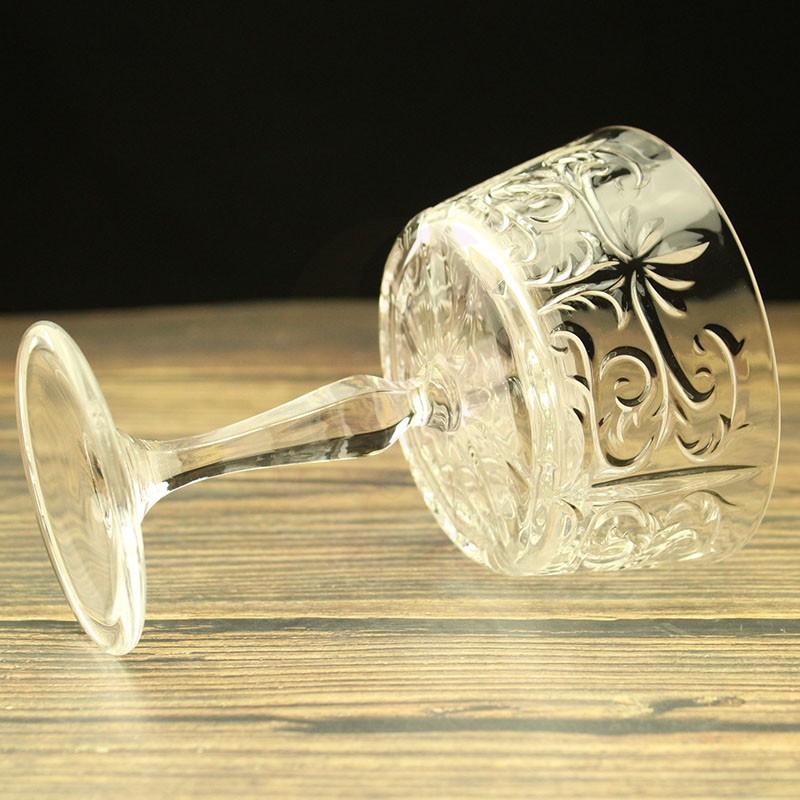 Totem Embossed Coupe Glass