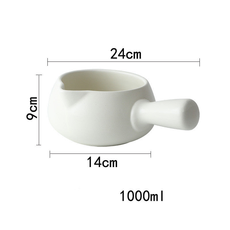 Mini Ceramic Milk Pot