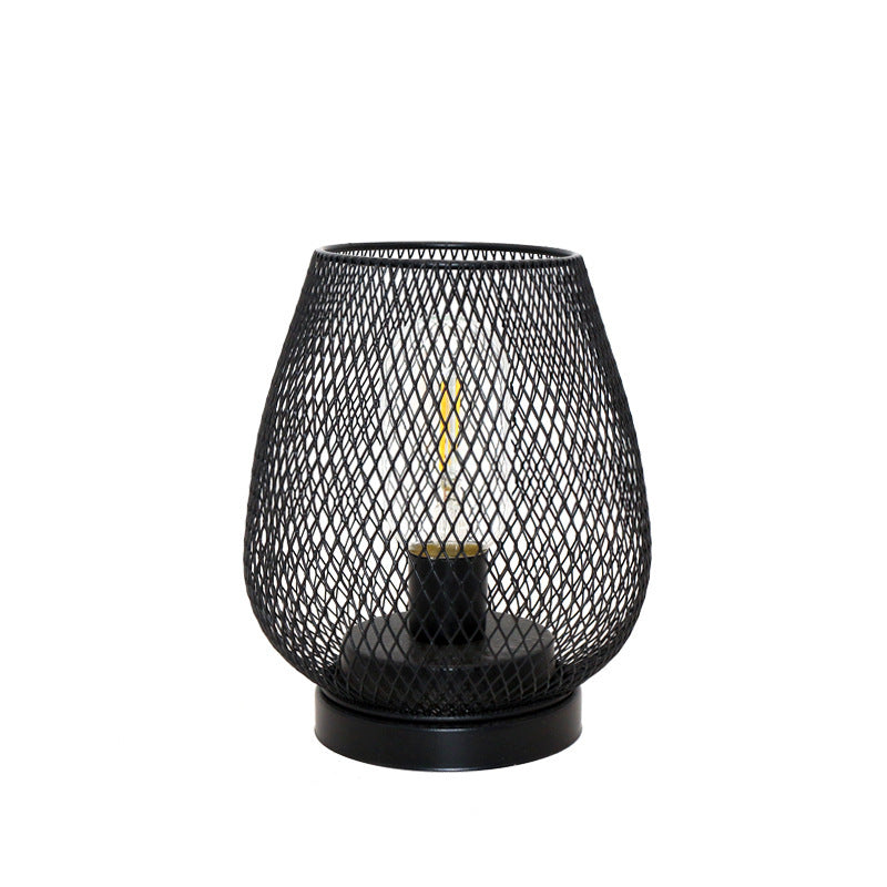 Iron Art Birdcage Table Lamp