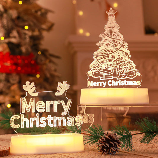 Christmas Decor: 3D Lighted Table Decor