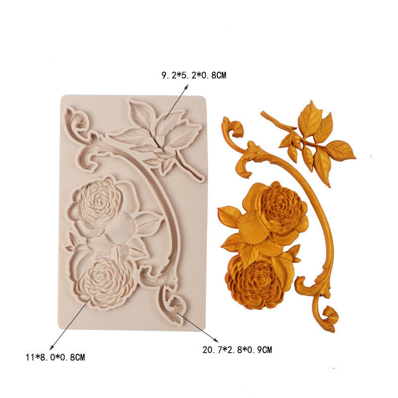 Floral Silicone Fondant Mold