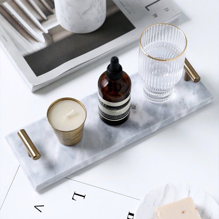 Nordic Style Marble Serving Tray