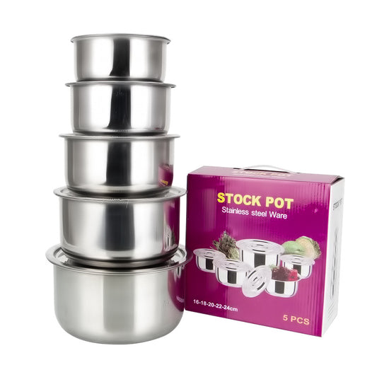 Stainless Steel Stock Pot Bowls