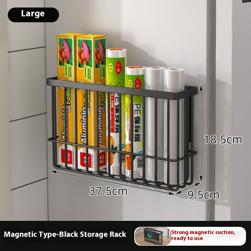 Kitchen Magnetic Storage Rack Basket